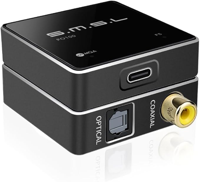 SMSL PO100 2024 XU316 Digital to Analog Audio Converter, MQA Decoding USB to by AOSHIDA
