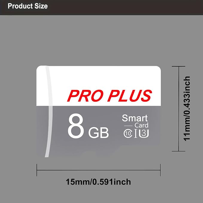 2 Pack TF Card 8GB with Adapter, High Speed Memory Card, UHS-I C10 A1 Memory TF - Image 7