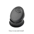 HAHIYO 2Pcs 2Inch/50mm Black ABS Plastic Sector-shaped Desk Grommet Wire - Image 5