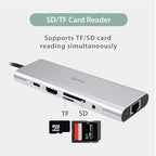 9-in-1 USB C Hub Multiple Adapter, 3 USB 3.0 Ports up to 5Gbps Transfer - Image 6