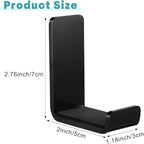 Weewooday 16 Pcs Headphone Hanger Headphone Holder Wall Hook Desk Bulk Adhesive - Image 2