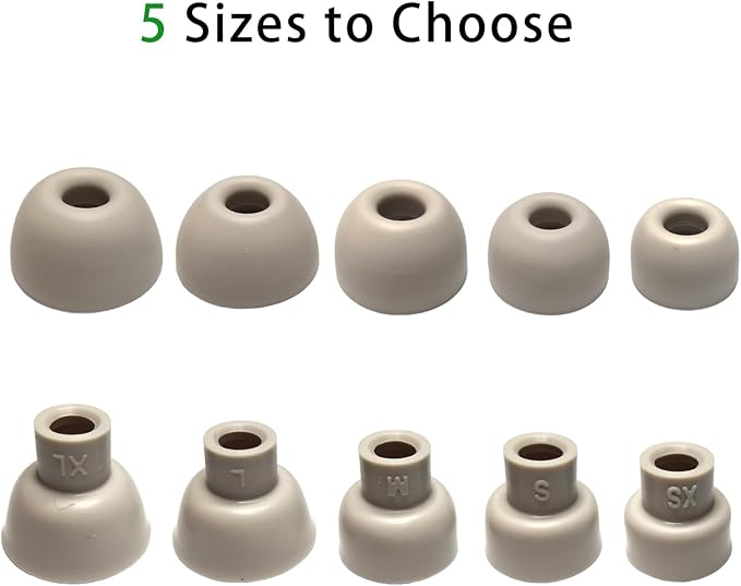 Replacement Earbud Tips for Powerbeats Pro 2 Ear Tips – XL/L/M/S/XS Silicone - Image 4