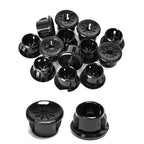 60PCS Cable Grommets, 1/2" Desk Hole Cover Petal Shaped Buckle Type Nylon Snap by EASYEAH
