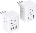2 Pack Italy Travel Plug Adapter, Type L Power Adapter by Mifaso