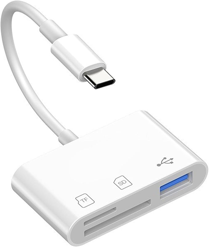 USB-C SD Card Reader, Support SD, Micro SD Cards by Unknown