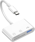 USB-C SD Card Reader, Support SD, Micro SD Cards by Unknown