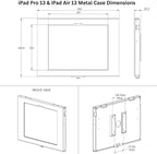 TABcare Locking Anti-Theft Metal Case - Image 3