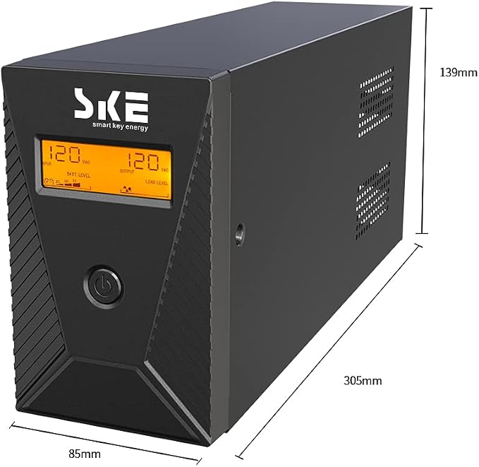 600VA/360W Ups Battery Backup and Surge Protector, Computer Uninterruptible - Image 2