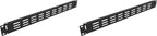 1U Hinged Vented Rack Mount Blank Panel Spacer by Followme