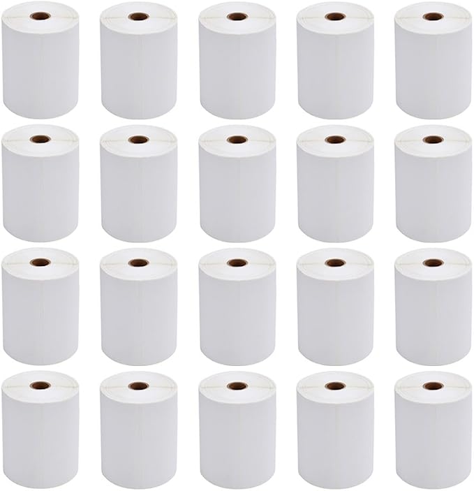 FungLam Thermal Labels 4x6 Direct Thermal Shipping Labels, 20 Rolls by FungLam