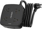 6 Ft Surge Protector Power Strip by YISHU