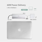 9-in-1 USB C Hub Multiple Adapter, 3 USB 3.0 Ports up to 5Gbps Transfer - Image 4
