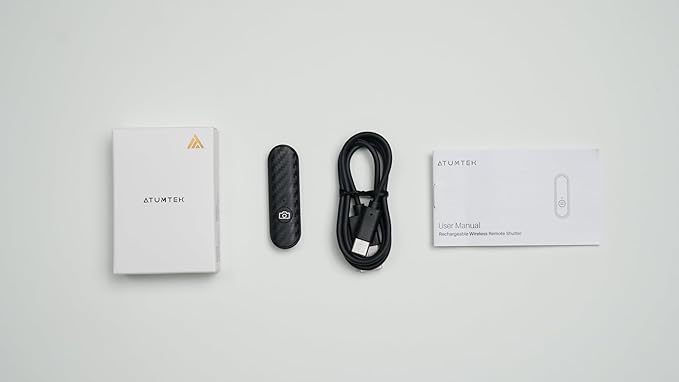 ATUMTEK Bluetooth Remote Shutter, Carbon Fiber Design, Rechargeable Camera - Image 12