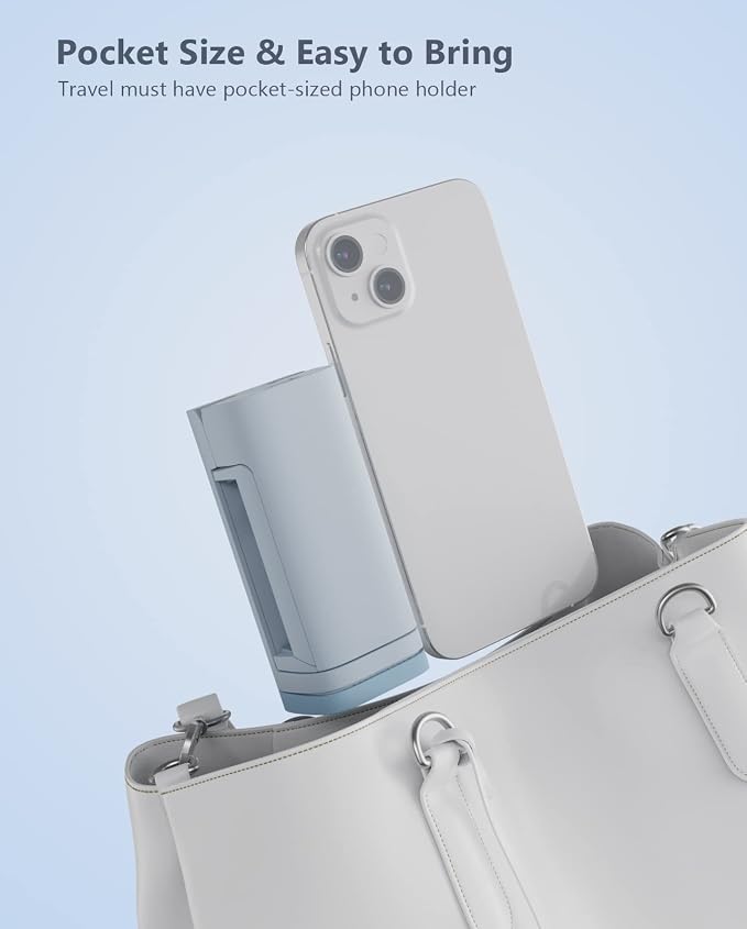 MiiKARE Airplane Travel Essentials Phone Holder, Universal Handsfree Phone Mount - Image 7