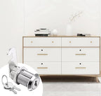 Cabinet Cam Locks Keyed Alike, 1-1/8'' Fits on7/8'' Max Door Thickness - Image 7