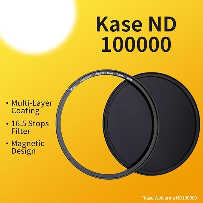Kase Wolverine 72mm ND100000 16.5 Stop Magnetic Filter Incl Adapter Neutral - Image 3