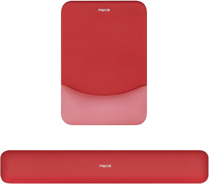 MOSISO Wrist Rest Support for Mouse Pad&Keyboard Set, Rectangular Ergonomic by MOSISO