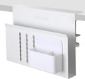 LUKETURE Laptop Holder, Steel Desk Side Storage, No Drill Standing Desk by LUKETURE
