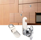Thumb Operated Offset Cam Lock, Replacement Keyless Compartment Latch, - Image 4