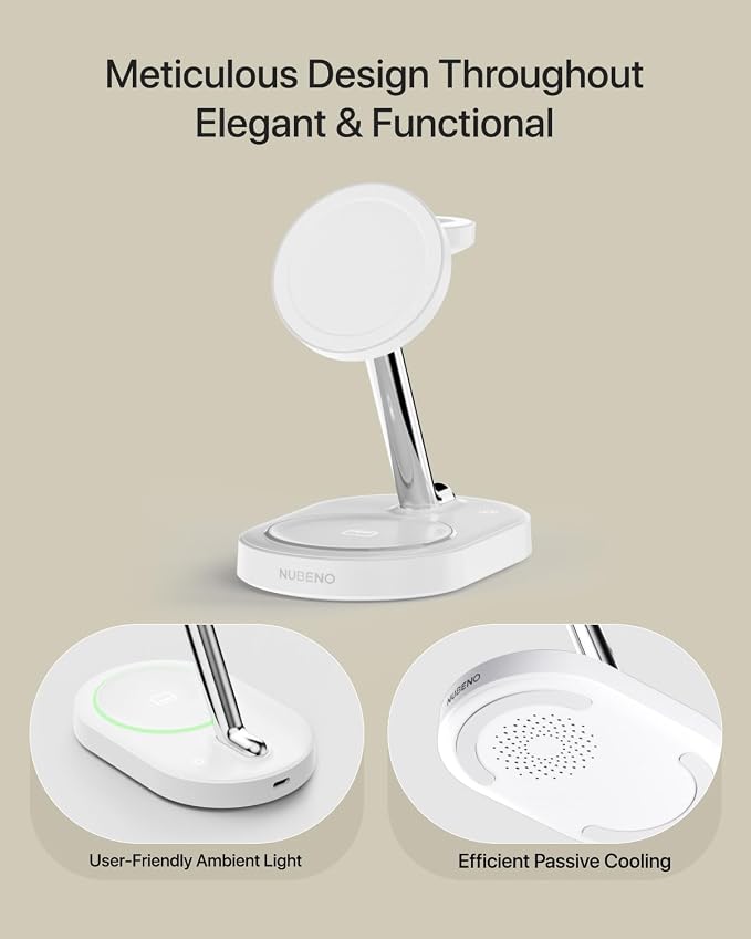 Fast Charging Station for iPhone 16/16 Pro/16 Pro Max, Wireless Charger Station - Image 4