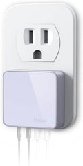 Nekmit USB C Charger, Thin Flat 52W 4-Port Fast Wall Charger by Nekmit