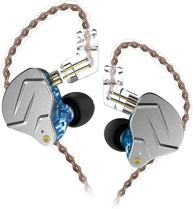 KZ ZSN Pro in-Ear Earbud Headphones Metal Faceplate, Hybrid Dynamic Driver by HHIFIHEAR