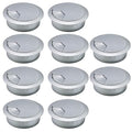 10 Pcs Desk Grommet 2" / 50 mm, Desk Cord Hole Cover, Cable Grommet ABS Plastic by EASYEAH
