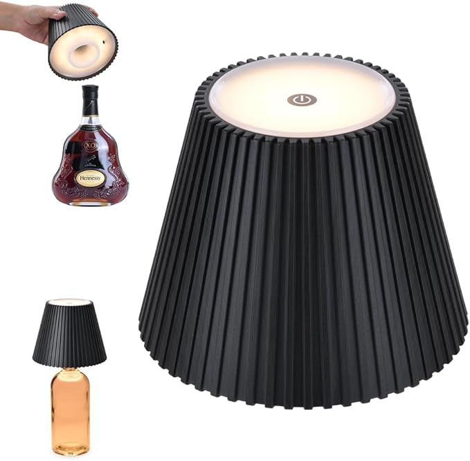 WILIT Wireless Lamp Shades for Liquor Bottle Lights, 3 Level Brightness by WILIT