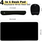 Keyboard Wrist Rest Large Mouse Pad Wrist Support - Image 2