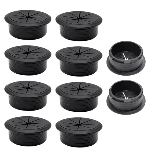 10 Pcs Desk Grommet 2" / 50 mm, Desk Hole Cover by EASYEAH