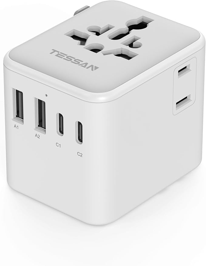 TESSAN Universal Travel Adapter, Power Adapter Worldwide by TESSAN
