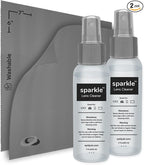 Sparkle Anti-Reflective Lens Cleaner Spray kit | 2oz Glasses Cleaner Spray + by OPTIPAK