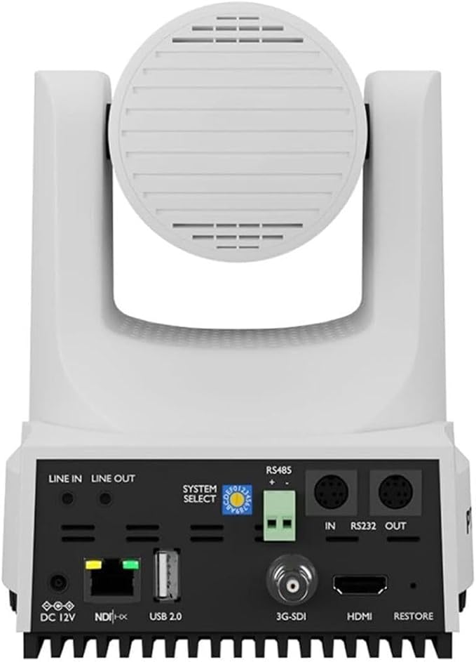 PTZOptics Move 4K 20x Auto-Tracking PTZ Camera - Image 7
