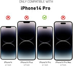 iPhone 14 Pro Screen Protector Tempered Glass Compatible - Image 2