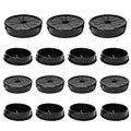 15PCS Cable Grommets, 1-9/16" Desk Hole Cover Petal Shaped Buckle Type Nylon by EASYEAH