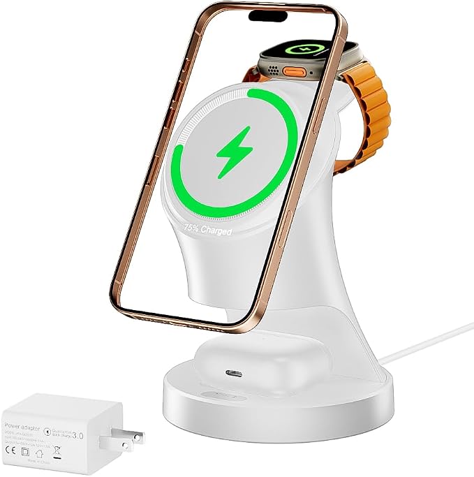 3 in 1 Wireless Charging Station by MPAARGOOW