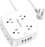10 Ft Surge Protector Power Strip by YISHU