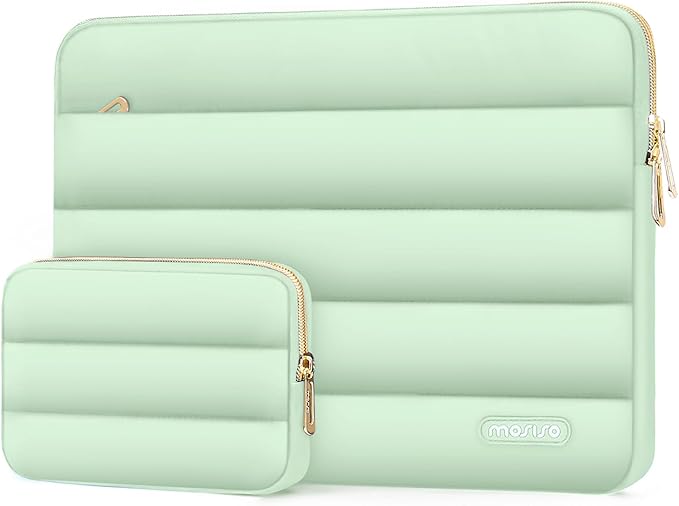 MOSISO 13.3 inch Laptop Case, 13-13.3 inch Puffy Laptop Sleeve Compatible by MOSISO