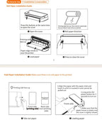 Portable Printer Wireless for Travel, Inkless Thermal Printer Supports 8.5 x 11 - Image 9