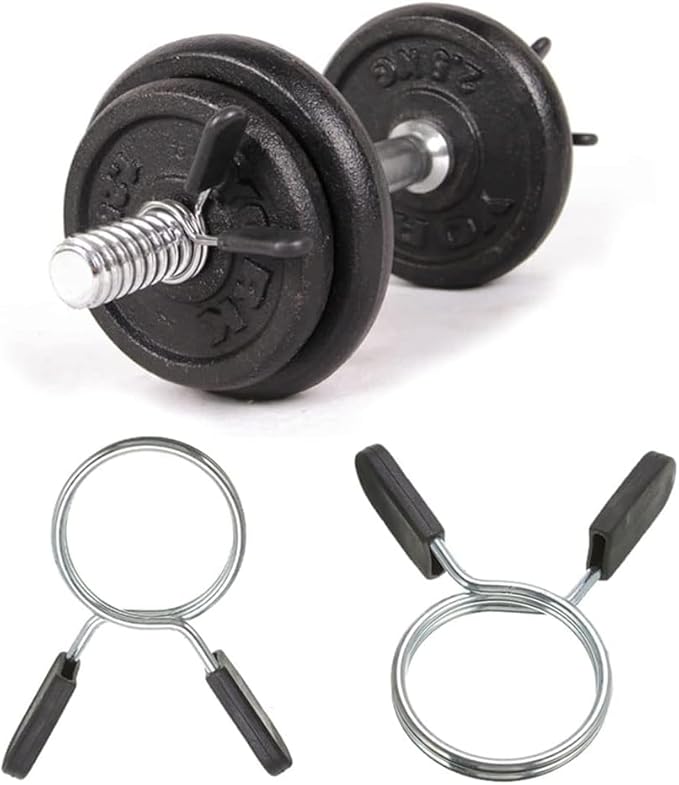 Barbell Clips Olympic Barbell Clamps Collars 2 Inches Weight Bars Lock Dumbbell - Image 6