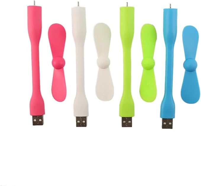 Mini USB Fan, Portable Pocket Fan USB-A Powered Little Cooler, Quiet Operation - Image 9