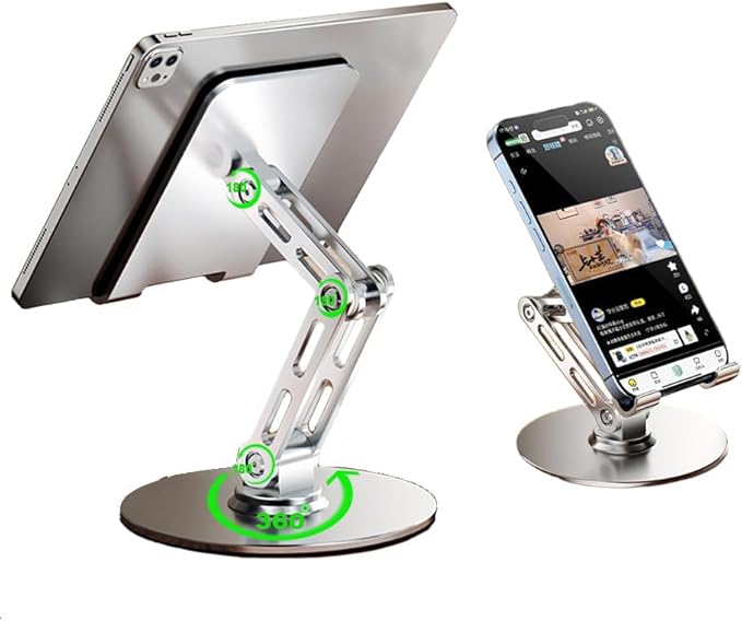 Adjustable Tablet Stand for Desk, for ipad Stand, for 4.7-12.9 Inch Devices by ITEUU