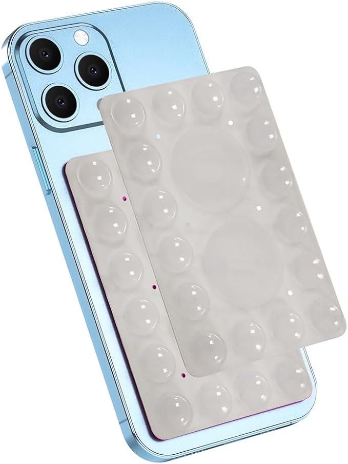 Silicone Suction Phone Holder Mount, Adhesive Accessory - Image 3