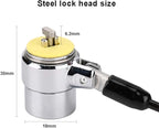 10-Foot Retractable Anti-Theft Steel Cable Lock - Image 4