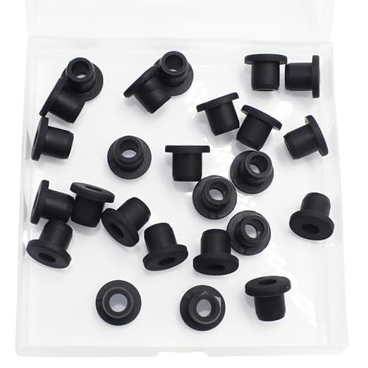 25 Pcs 5/16" Drill Hole, 3/16" ID Silicone Rubber Grommets by BOPOREAE
