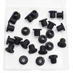 25 Pcs 5/16" Drill Hole, 3/16" ID Silicone Rubber Grommets by BOPOREAE