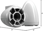 wet sounds Rev 8 White V2 Revolution Series 8" White Tower Speakers w/X-Mount - Image 9