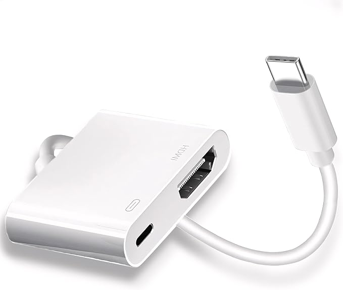 USB C to HDMI for TV, 4K@60Hz Type C to HDMI Adapter by Kinhaly
