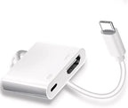 USB C to HDMI for TV, 4K@60Hz Type C to HDMI Adapter by Kinhaly
