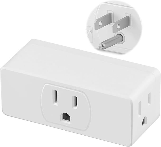 Multi Plug Outlet Extender 1pack, 3 Outlet Grounding Wall Adapter, Cruise by LYOOWNG